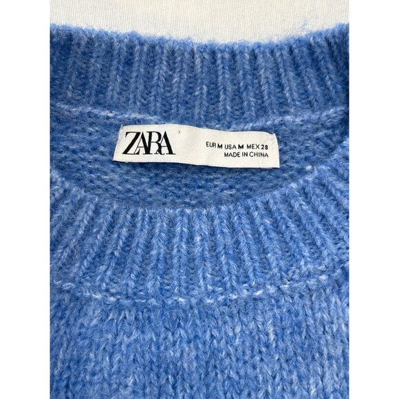 Zara Blue Crew Neck Sweater - Picture 5 of 8